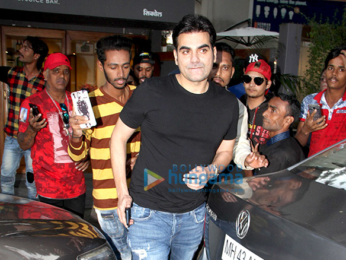 Arbaaz Khan spotted at Sequal Bandra