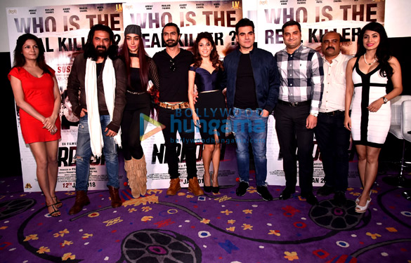Arbaaz Khan, Manjari Fadnis, Mahek Chahal at ‘Nirdosh’ trailer launch