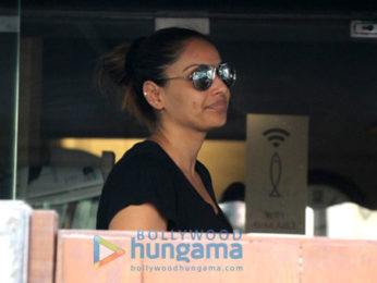 Bipasha Basu and Karan Singh Grover spotted at Indigo