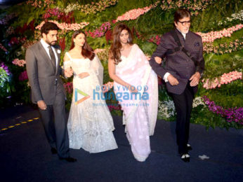 Celebs grace Anushka Sharma - Virat Kohli's Mumbai reception