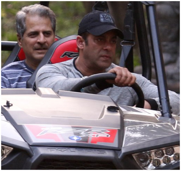 Check out Post birthday celebrations, Salman Khan enjoys ATV car ride with friends