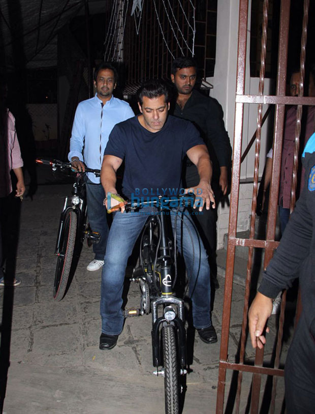 Check out Salman Khan takes a night r