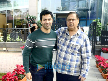 David Dhawan snapped with family