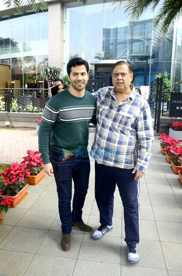 David Dhawan snapped with family