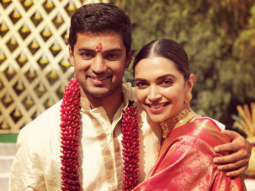 Deepika Padukone dons a royal red saree and it was gifted by a special someone