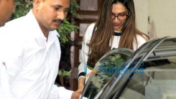 Deepika Padukone snapped post salon session