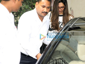 Deepika Padukone snapped post salon session