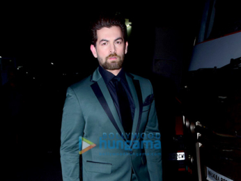 Dharmendra and Neil Nitin Mukesh snapped on the sets of The Drama Company