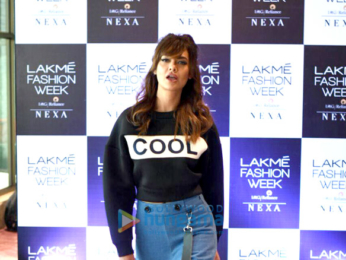 Esha Gupta at Mumbai auditions of 'Lakme Fashion Week Summer Resort 2018'