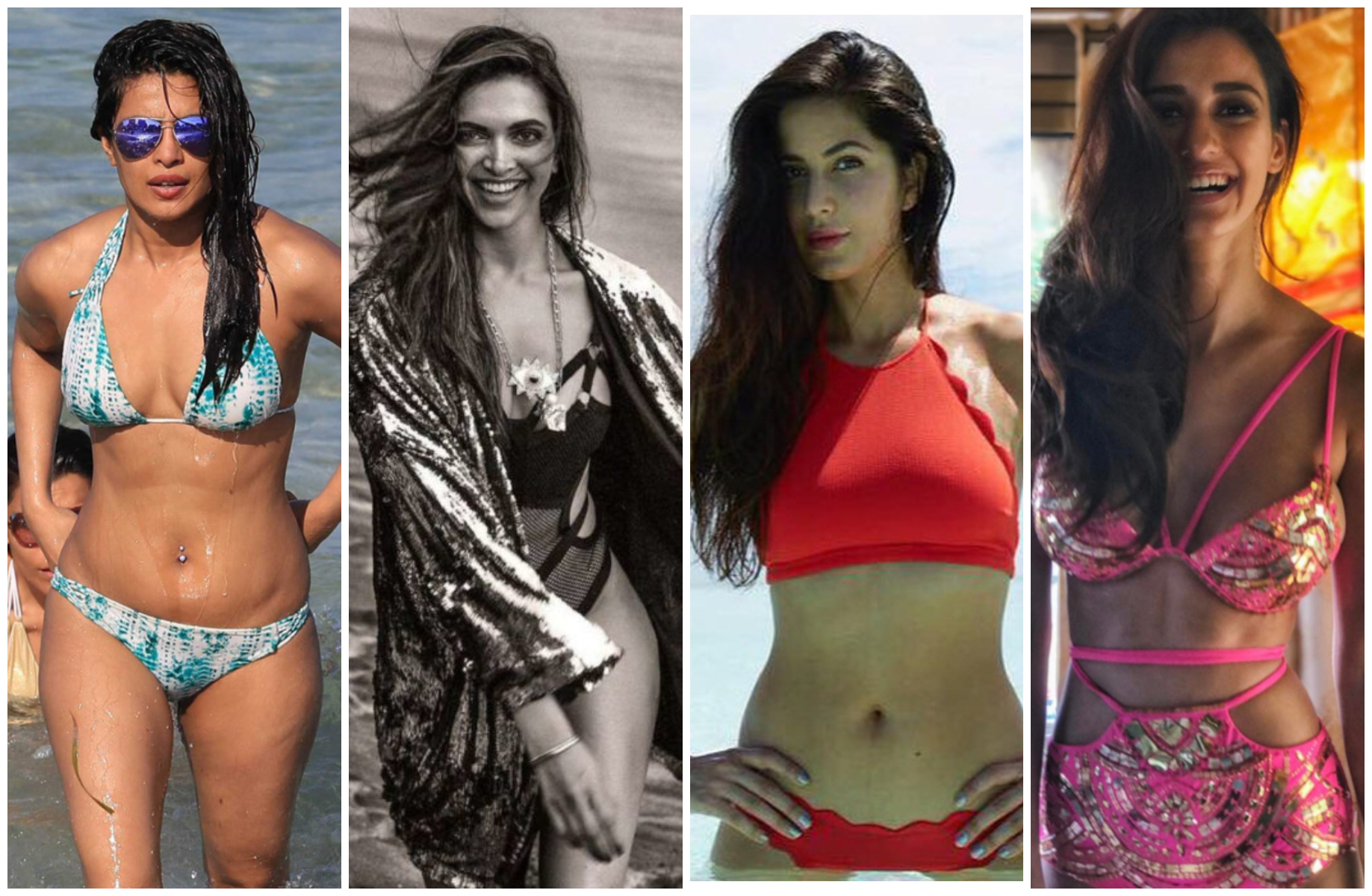 2017Recap When Deepika Padukone, Katrina Kaif, Sara Ali Khan, Priyanka Chopra, and others flaunted their bikini bodies and broke the Internet! 2017 Bollywood News