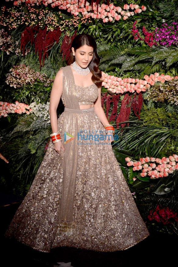 FIRST PHOTOS Virat Kohli and Anushka Sharma look so in love at their Mumbai reception (1)