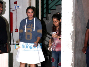 Huma Qureshi and Sania Mirza snapped at 145 Bandra