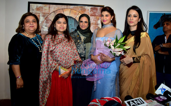 jacqueline fernandez uddhav thackeray aaditya thackeray and others grace the unsaid art show 3