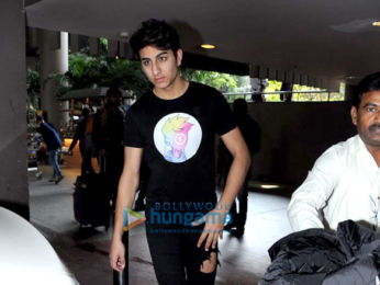 Jacqueline Fernandez and Ibrahim Ali Khan snapped at the airport