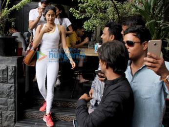 Janhvi Kapoor spotted at Kitchen Garden
