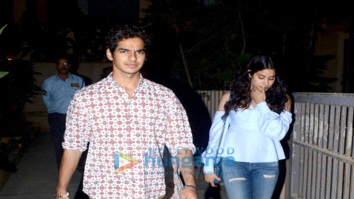 Janhvi Kapoor and Ishaan Khatter spotted having dinner at Shahid Kapoor’s home