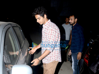 Janhvi Kapoor and Ishaan Khatter spotted having dinner at Shahid Kapoor's home