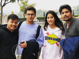 Janhvi Kapoor spotted going out for lunch with Dhadak’s crew members