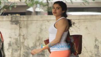 Janhvi Kapoor spotted outside her gym