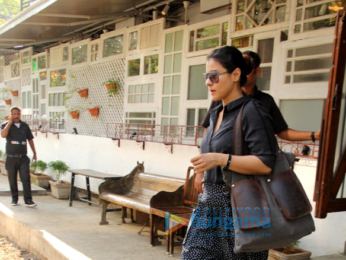Kajol spotted at the Febel Cooking store in Juhu