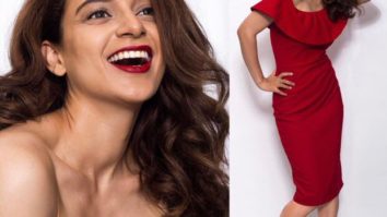 Daily Style Pill: Red Dress, Red Lips and Black Heels! This is how Kangana Ranaut rolls on Christmas!