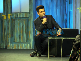 Karan Johar interacts with Ekta Kapoor and Smirit Irani for 'NDTV - We The People'