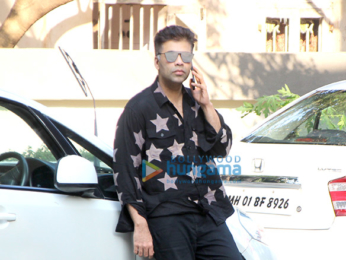 Karan Johar spotted at Sidharth Malhotra's house