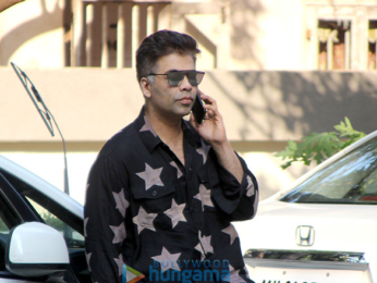 Karan Johar spotted at Sidharth Malhotra's house