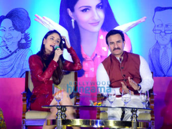 Kareena Kapoor Khan, Saif Ali Khan, Sharmila Tagore and Kunal Khemu at Soha Ali Khan's book launch at Taj Lands End