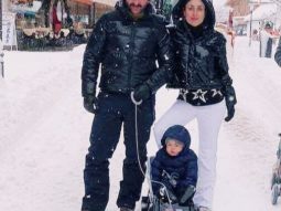 Taimur Ali Khan enjoys snow ride with Kareena Kapoor Khan and Saif Ali Khan in Switzerland