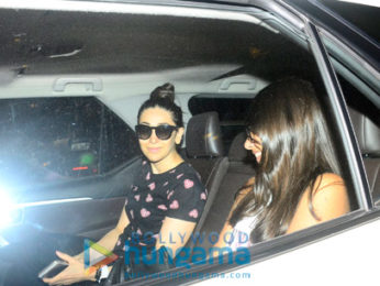 Karisma Kapoor snapped at Kareena Kapoor's place