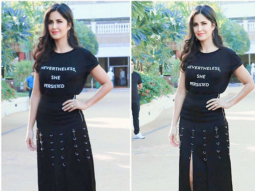 Katrina Kaif turns wears her heart on her fashionable sleeve and says it all with a slogan tee!