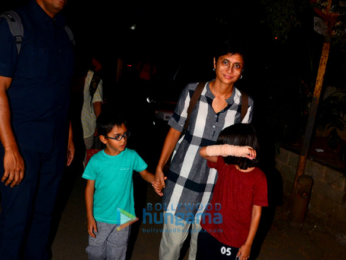Kiran Rao spotted with her son in Bandra