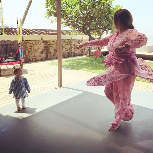 Misha Kapoor takes dance lessons from grandmother Neelima Azeem