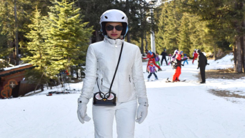 NOSTALGIA: Jacqueline Fernandez shares a picture of her in a skiing costume