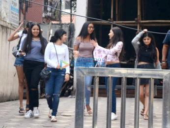 Nysa Devgn spotted with friends in Bandra