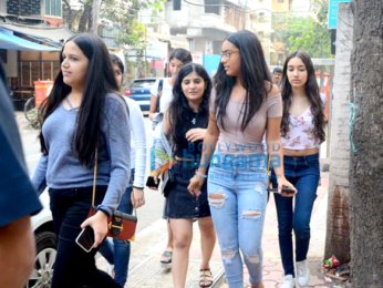 Nysa Devgn spotted with friends in Bandra
