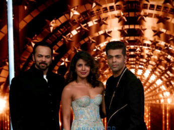 Priyanka Chopra, Karan Johar and Rohit Shetty on the sets of India's Next Superstars