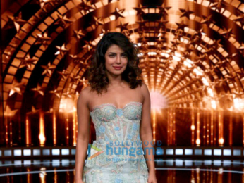 Priyanka Chopra, Karan Johar and Rohit Shetty on the sets of India's Next Superstars