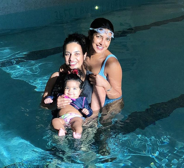 Priyanka Chopra gives her little niece swimming lessons in this adorable video!