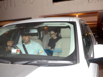 Karisma Kapoor, Randhir Kapoor and Babita snapped at Kareena Kapoor Khan's house