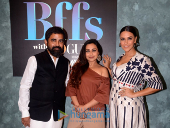 Rani Mukerji snapped on sets of Neha Dhupia's show 'BFFswithVogue'