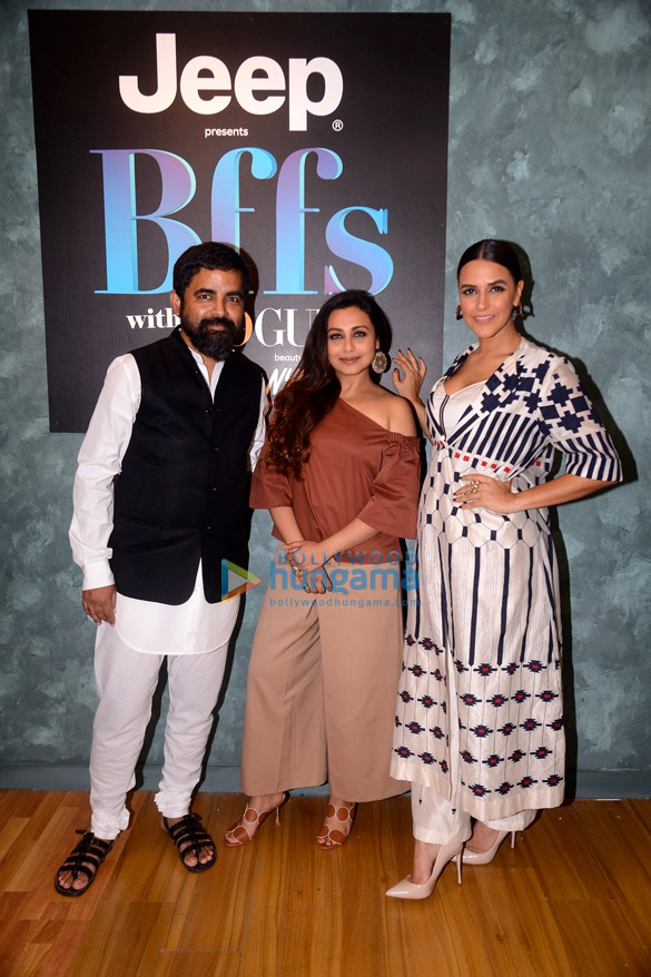 Rani Mukerji snapped on sets of Neha Dhupia’s show ‘BFFswithVogue’ Rani Mukerji snapped on sets of Neha Dhupia’s show ‘BFFswithVogue’