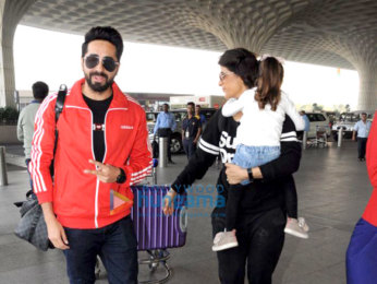 Ranveer Singh, Richa Chadda and Ayushmann Khurrana snapped at the airport