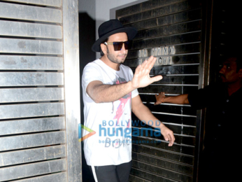 Ranveer Singh and Deepika Padukone at Zoya Akhtar's home