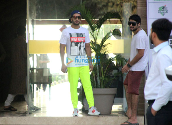 Ranveer Singh snapped at Otters Club Ranveer Singh snapped at Otters Club