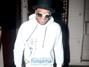 Ranveer Singh snapped at a recording studio