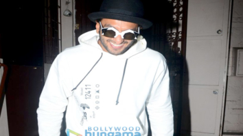 Ranveer Singh snapped at a recording studio