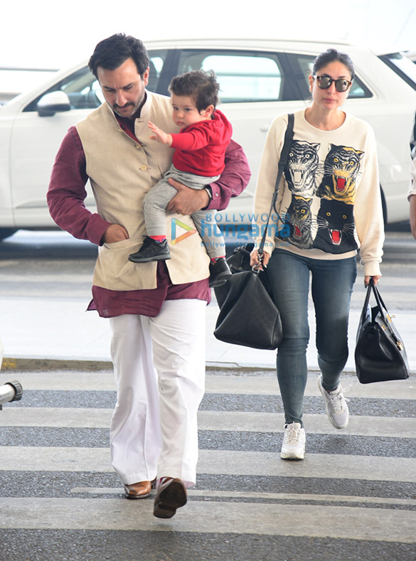 Saif Ali Khan, Kareena Kapoor Khan and others snapped at the airport Saif Ali Khan, Kareena Kapoor Khan and others snapped at the airport