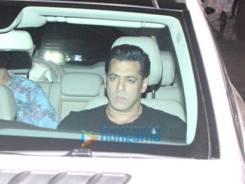Salman Khan and Salim Khan snapped at Tiger Zinda Hai screening